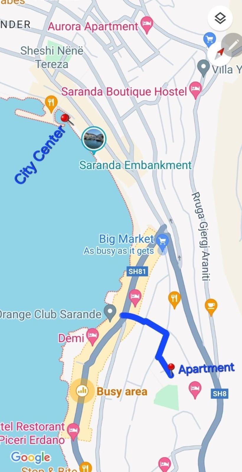 Niko Apartament Sarande Luaran gambar